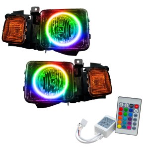 Hummer H3 Headlight Assemblies - ORACLE Lighting - ColorSHIFT w/ Simple Controller - `06-`10